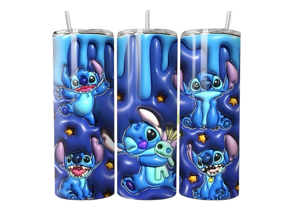 Stitch Blue Tumbler